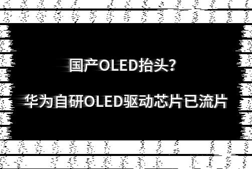 OLEḐͷΪOLEDоƬƬ